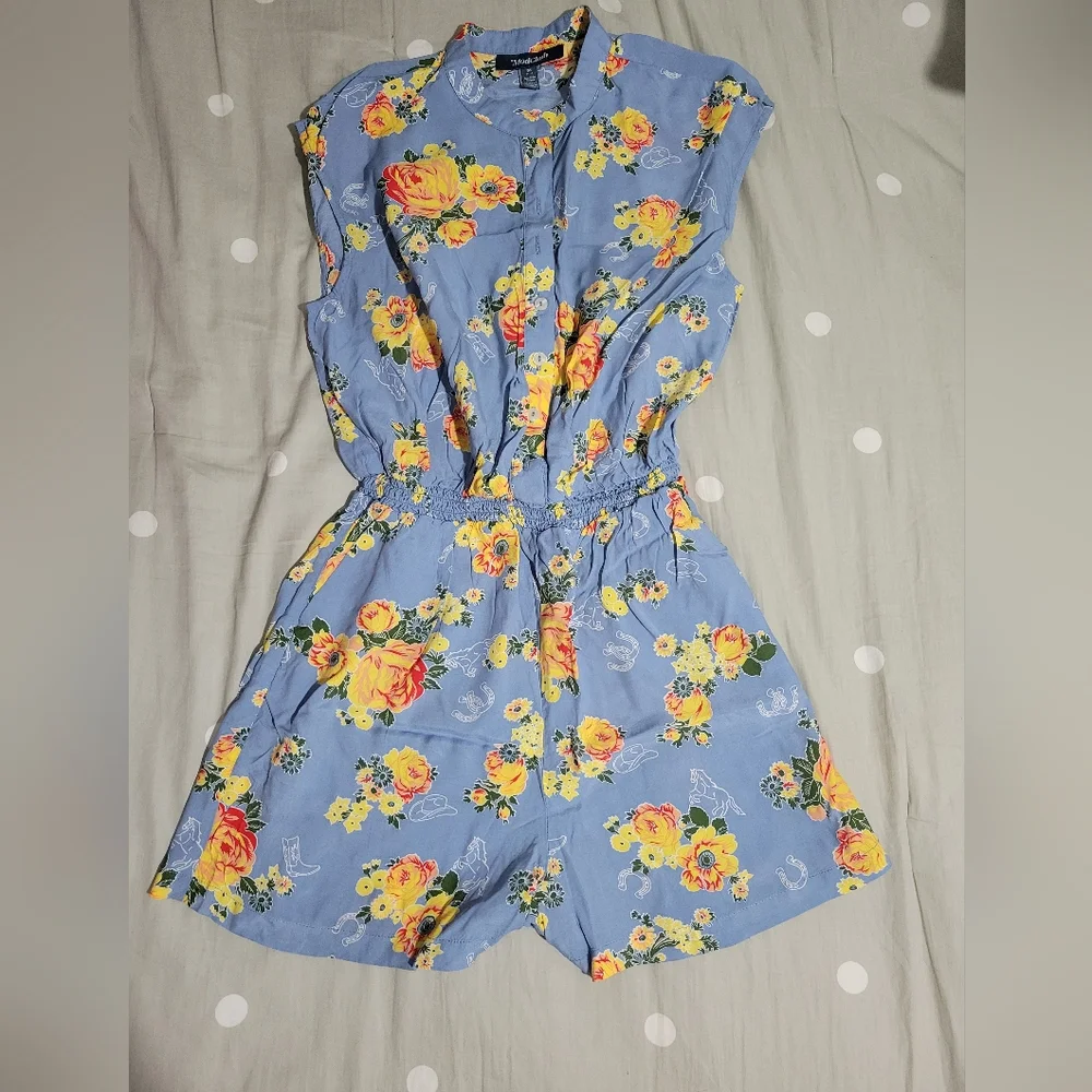 Modcloth Tennessee Rose Romper